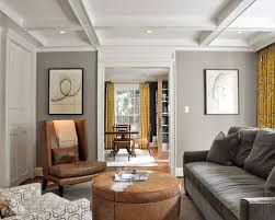 Grey Caramel Contemporary Living Room
