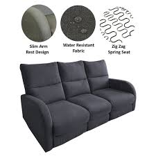 water resistant fabric sofa in 3 seater