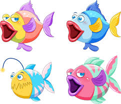 big lips fishes 8191877 vector art