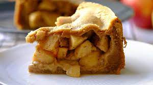 dutch apple pie with a sugar cookie
