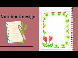 design notebook decoration design