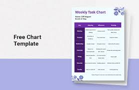 free charts template in word