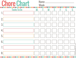 Printable Chore Charts 2020 Printable Calendar Posters