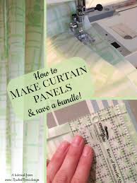 how to make a full length curtain