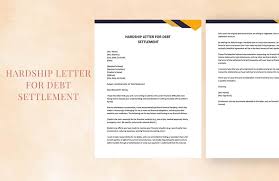 free hardship letter for debt