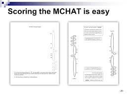 M Chat Scoring Template Page Template