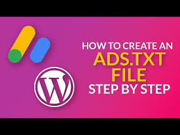 tutorial how to create an ads txt file