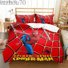Spider Man Bedding Set 3pcs Bedroom
