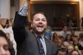 Speaker corey johnson and council member mark treyger attend chanukah party at harber houses senior center. Corey Johnson Leads Race For New York City Council Speaker Wsj