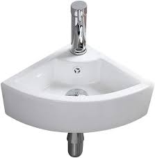 small bathroom vessel sink triangle