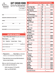 heifer project catalog fill