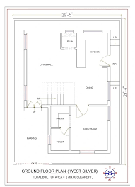 30x40sqft Duplex Row House Design