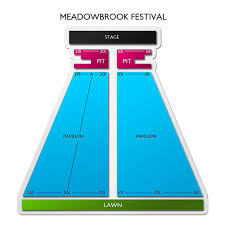 Meadow Brook Amphitheatre 2019 Seating Chart