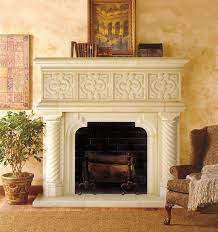 Majorca Cast Stone Fireplace Mantels