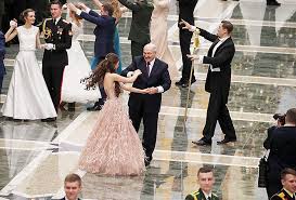 Halina lukashenko is on facebook. Belarusian President Waltzes With Europe S First Beauty At Posh New Year Ball Photos Video Rt World News