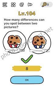 Check spelling or type a new query. Brain Out Level 104 How Many Differences Can You Spot Between Two Pictures Answers And Solutions Cluest