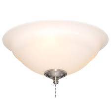 hton bay 3 light white ceiling fan