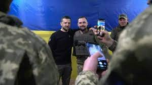 Ukraine's Zelensky Visits Army Positions In Frontline Zaporizhzhia Region |  Barron's