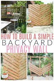 Build A Simple Chevron Privacy Wall