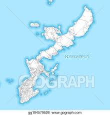 Okinawa map by openstreetmap project. Eps Illustration Map Of Okinawa Island Japan Vector Clipart Gg104579526 Gograph