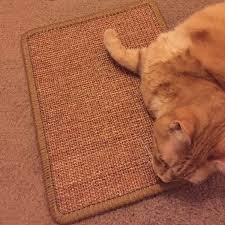 lsaifater cat scratching mat natural
