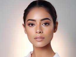 indian beauty influencer demonstrates
