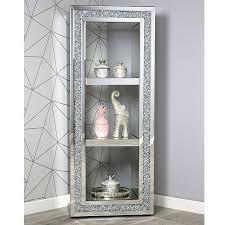 Diamond Crush 3 Shelf Mirrored Display