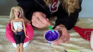 colour your dolls hair permanently