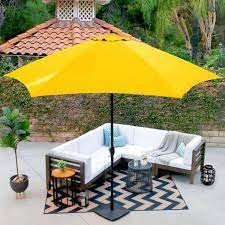 aluminum market patio umbrella