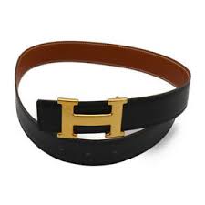 Details About Hermes Constance H Belt Black Brown Gold Hardware Marked Size 65 B Imprinted