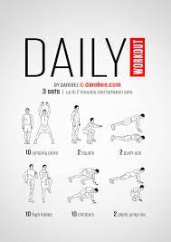 easy daily workout