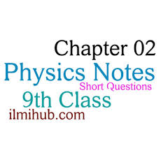 kinematics physics chapter 2 short