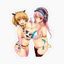 Hentai huge boobs couple anime girls Poster by Lewdities 