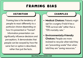 15 framing bias exles 2024