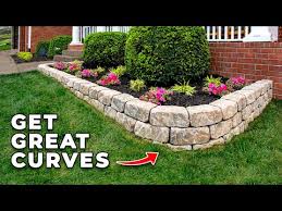 Garden Bed With An Easy Retaining Wall