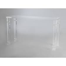 Ghost Acrylic Clear Console Table