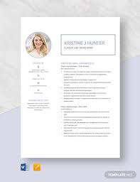 designer resume/cv template word (doc