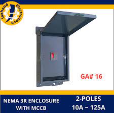 ecb nema 3r metal enclosure with