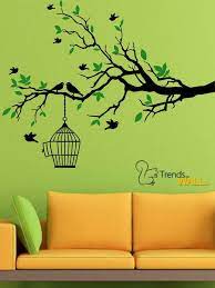 Birds And Cage Decorative Wall Art