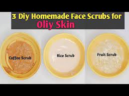 diy homemade face scrubs for oily skin