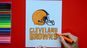 The history of cleveland browns football team began in 1944 when arthur b he chose brownie as the new face of the team and the brownie elf logo is one of the most interesting logos in nfl history. How To Draw The Cleveland Browns Logo Nfl Team Youtube