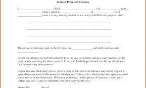 Temporary Medical Power Of Attorney Template Temporary Medical