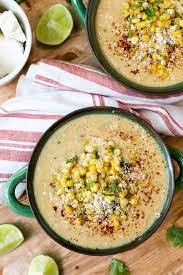 Spicy Mexican Street Corn Soup gambar png