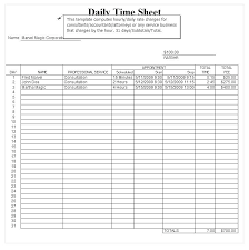 Daily Timesheet Excel Stingerworld Co