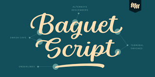 81 professional elegant script fonts to download. Download Baguet Script Font Family From Mika Melvas Teresa Yuryeva