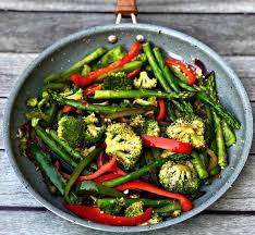 low carb ginger garlic vegetable stir fry