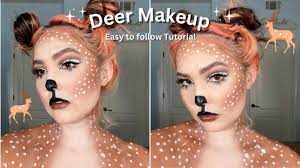 deer makeup tutorial easy to follow