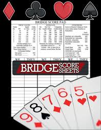 bridge score sheets bridge score pad