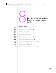 Pdf Screws Fasteners And The Design Of Nonpermanent