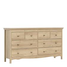 Long chest of drawers uk. Abdabs Furniture Silkeborg Chest Of 8 Drawers 4 2 2 In Riviera Oak